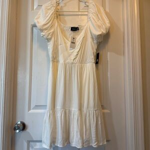 Saks RD Style White Dress- L